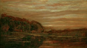 Paisaje vespertino en el Gein de Piet Mondrian